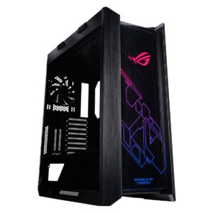 GABINETE ASUS (GX601 ROG STRIX HELIOS CASE/BK/AL/WITH HANDLE) BLANCO,RGB 120MM FANS*3,MT,S/FUENTE