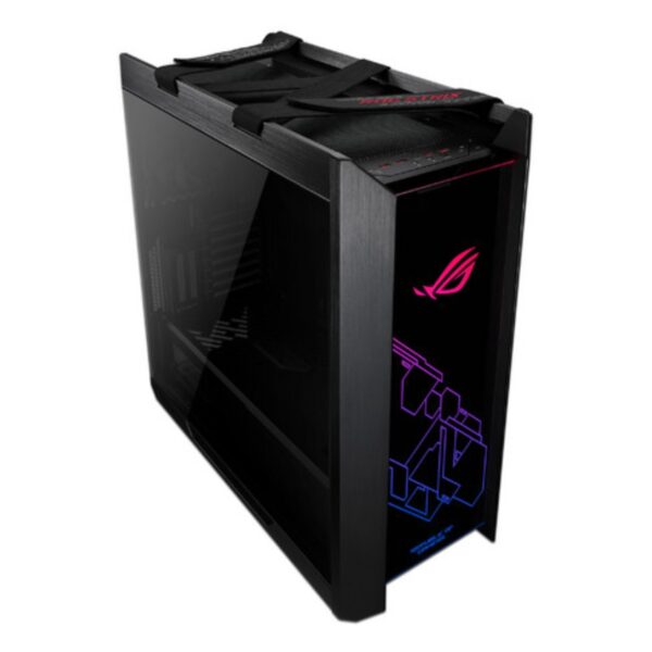 GABINETE ASUS (GX601/BK/AL/WITH HANDLE//) NEGRO,RGB 120MM FANS*3,MT,S/FUENTE - Imagen 2