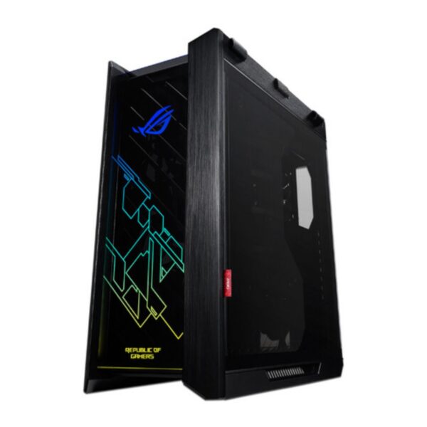 GABINETE ASUS (GX601/BK/AL/WITH HANDLE//) NEGRO,RGB 120MM FANS*3,MT,S/FUENTE - Imagen 4