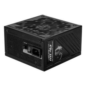FUENTE DE PODER MSI (MPG A1000GS PCIE5)1000W, PCI 5, FULL MODULAR, 80 PLUS GOLD, PFC ACTIVO, ATX 3.1