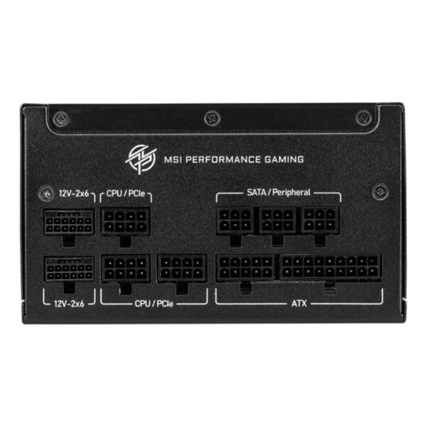 FUENTE DE PODER MSI (MPG A1000GS PCIE5)1000W, PCI 5, FULL MODULAR, 80 PLUS GOLD, PFC ACTIVO, ATX 3.1 - Imagen 2