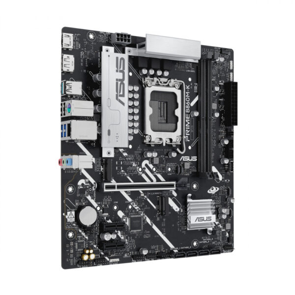 MOTHERBOARD ASUS (PRIME B860M-K) SOCKET 1851 15A,4*DDR5,HDMI,DP,PCIE-5.0,MICRO ATX - Imagen 3