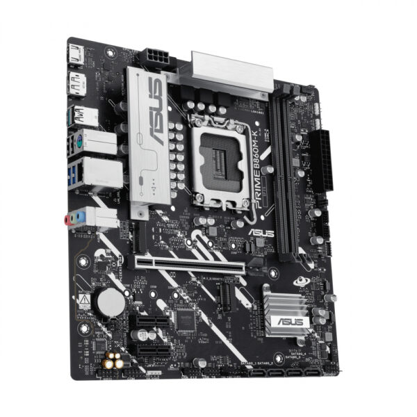 MOTHERBOARD ASUS (PRIME B860M-K) SOCKET 1851 15A,4*DDR5,HDMI,DP,PCIE-5.0,MICRO ATX - Imagen 4