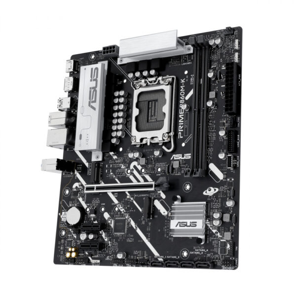 MOTHERBOARD ASUS (PRIME B860M-K) SOCKET 1851 15A,4*DDR5,HDMI,DP,PCIE-5.0,MICRO ATX - Imagen 5