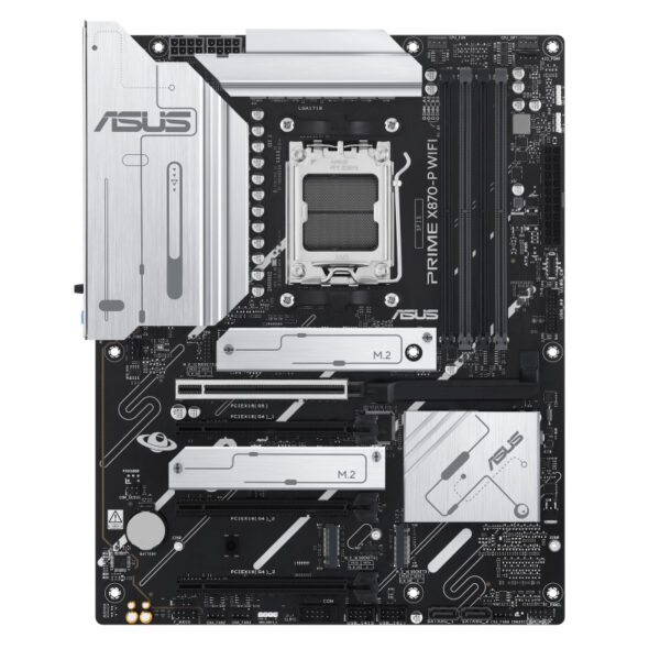 MOTHERBOARD ASUS (PRIME X870-P WIFI) SOCKET AM5,4*DDR5,HDMI,PCIE 5.0, WIFI7, ATX - Imagen 2