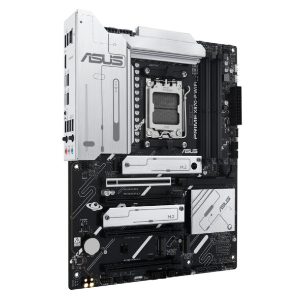 MOTHERBOARD ASUS (PRIME X870-P WIFI) SOCKET AM5,4*DDR5,HDMI,PCIE 5.0, WIFI7, ATX - Imagen 3