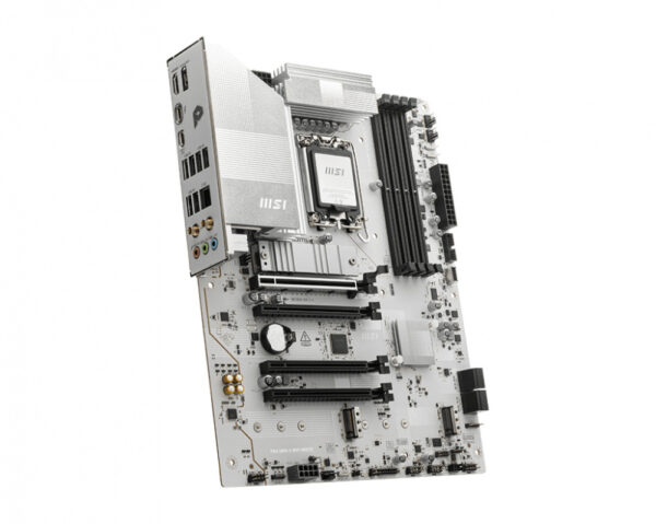 MOTHERBOARD MSI (PRO Z890-S WIFI WHITE) SOCKET 1851, 4*DDR5 8800, HDMI, DP, USB-C, 3*M.2, ATX - Imagen 4