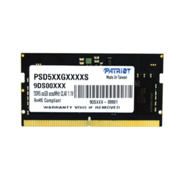 MEM DDR5 SODIMM PATRIOT SIGNATURE 16GB 4800 MHz CL40