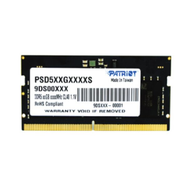 MEM DDR5 SODIMM PATRIOT SIGNATURE 32GB 4800MHz CL40