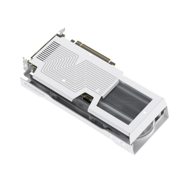 TARJETA DE VIDEO XFX (RX-96TS316W7) SWIFT RX9060XT OC,16GB GDDR6,1900MHZ,2*DP,HDMI,3*FAN,BLANCA - Imagen 4