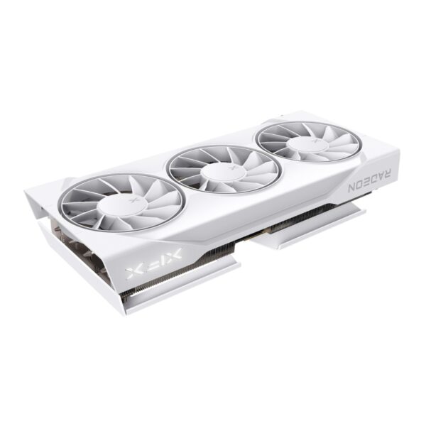 TARJETA DE VIDEO XFX (RX-96TS316W7) SWIFT RX9060XT OC,16GB GDDR6,1900MHZ,2*DP,HDMI,3*FAN,BLANCA - Imagen 3