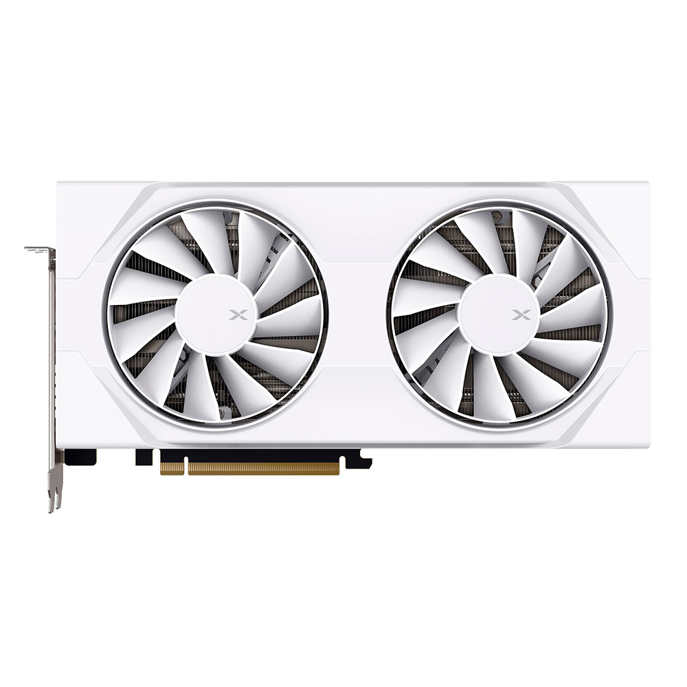 TARJETA DE VIDEO XFX (RX-96TSW8GWQ) SWIFT RX9060XT OC,8GB GDDR6,1900MHZ,2*DP,HDMI,2*FAN,BLANCA - Imagen 3