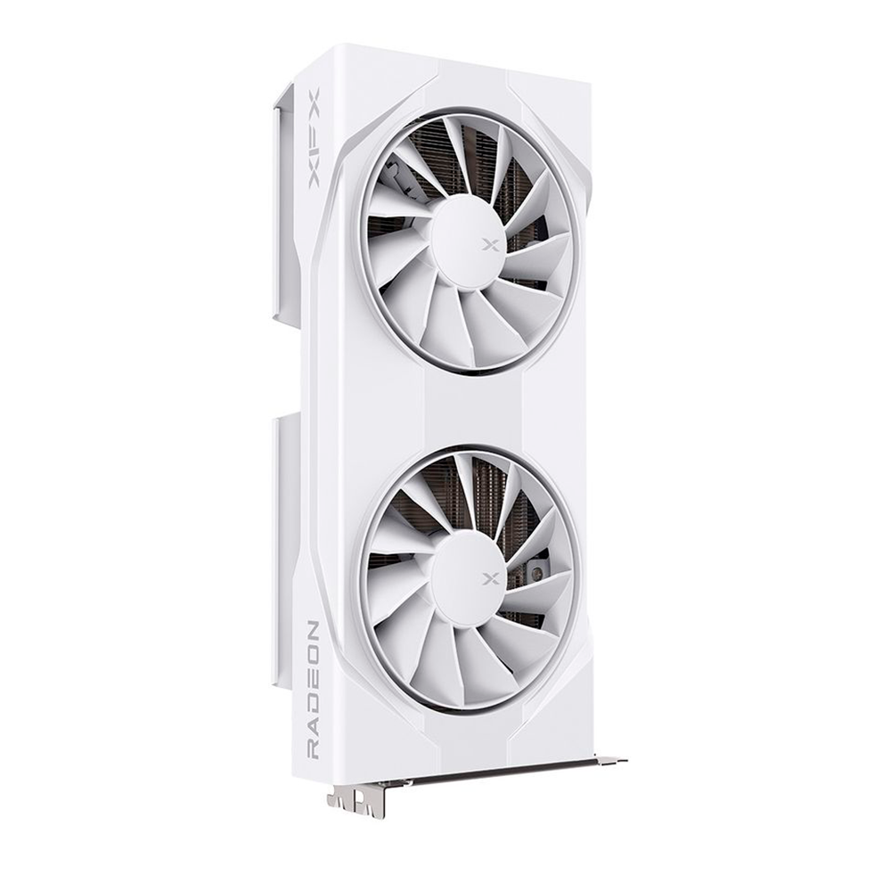 TARJETA DE VIDEO XFX (RX-96TSW8GWQ) SWIFT RX9060XT OC,8GB GDDR6,1900MHZ,2*DP,HDMI,2*FAN,BLANCA - Imagen 2