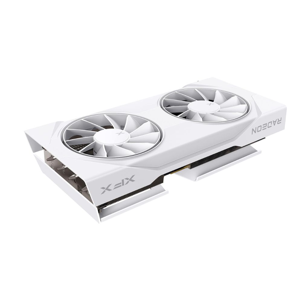 TARJETA DE VIDEO XFX (RX-96TSW8GWQ) SWIFT RX9060XT OC,8GB GDDR6,1900MHZ,2*DP,HDMI,2*FAN,BLANCA - Imagen 4