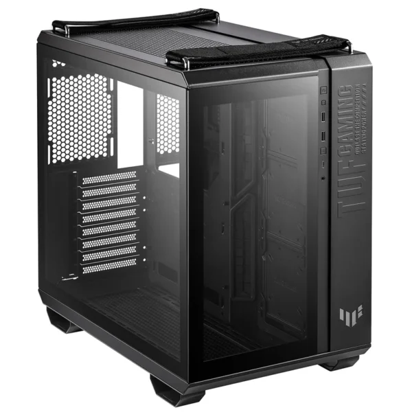 GABINETE ASUS (TUF GAMING GT502 HORIZON BLACK) NEGRO MEDIA TORRE,SIN FAN,VIDRIO TEMPLADO FRONTAL Y LATERAL,NO PSU - Imagen 2