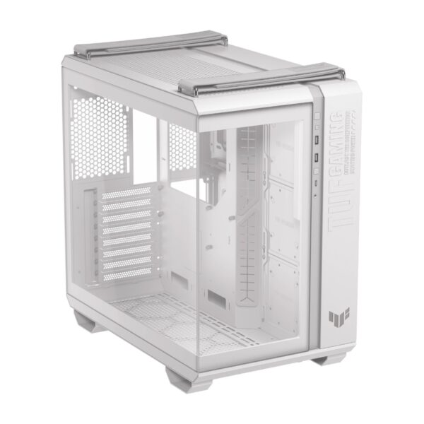 GABINETE ASUS (TUF GAMING GT502 / HORIZON WHITE) BLANCO,RGB 120MM FANS*3,MT,S/FUENTE