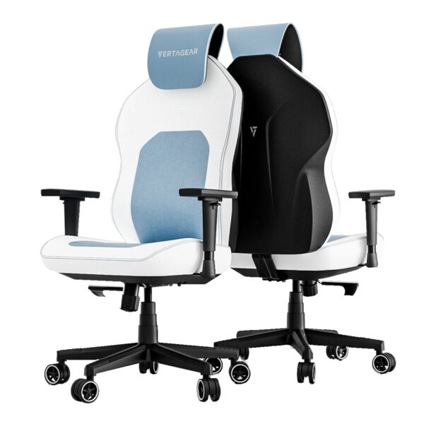 SILLA GAMER VERTAGEAR (VG-SL1800_BL) SL1800 BLACK,BABY BLUE EDITION - Imagen 4