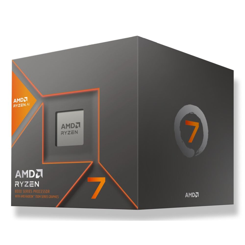 PROCESADOR AMD (100-100001236SBX) RYZEN 7 8700G W S-AM5, 8 CORE 4.2 GHZ, 65W, C/GRAFICOS, C/FAN