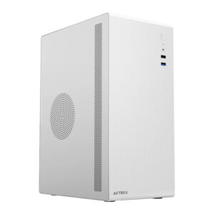 GABINETE ACTECK (AC-936026) NEUSS PLUS GI707,MICRO ATX,FUENTE 450W,1*USB 2.0,1*USB 3.0,BLANCO