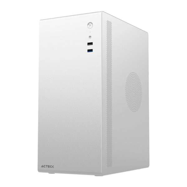 GABINETE ACTECK (AC-936026) NEUSS PLUS GI707,MICRO ATX,FUENTE 450W,1*USB 2.0,1*USB 3.0,BLANCO - Imagen 2