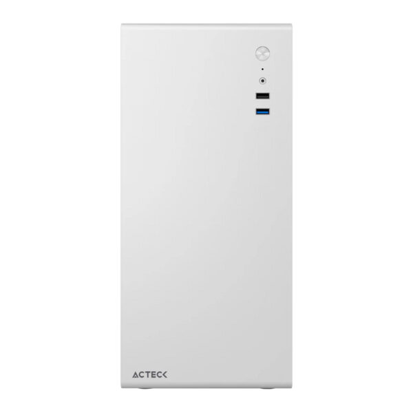 GABINETE ACTECK (AC-936026) NEUSS PLUS GI707,MICRO ATX,FUENTE 450W,1*USB 2.0,1*USB 3.0,BLANCO - Imagen 3