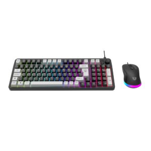 KIT TECLADO Y MOUSE ALAMBRICO BALAM RUSH (BR-940443) SQUAD CONQUEST KG515,7200 DPI,97 TECLAS,85%,NEGRO