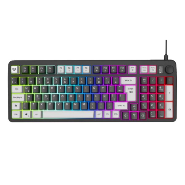 KIT TECLADO Y MOUSE ALAMBRICO BALAM RUSH (BR-940443) SQUAD CONQUEST KG515,7200 DPI,97 TECLAS,85%,NEGRO - Imagen 3