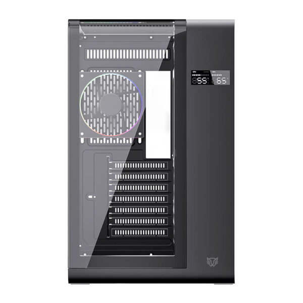GABINETE BALAM RUSH (BR-941594) TANK EXPERT CURVE 7400,ATX,1*USB-C,CRISTAL TEMP,1 FAN,DISPLAY,NEGRO - Imagen 3