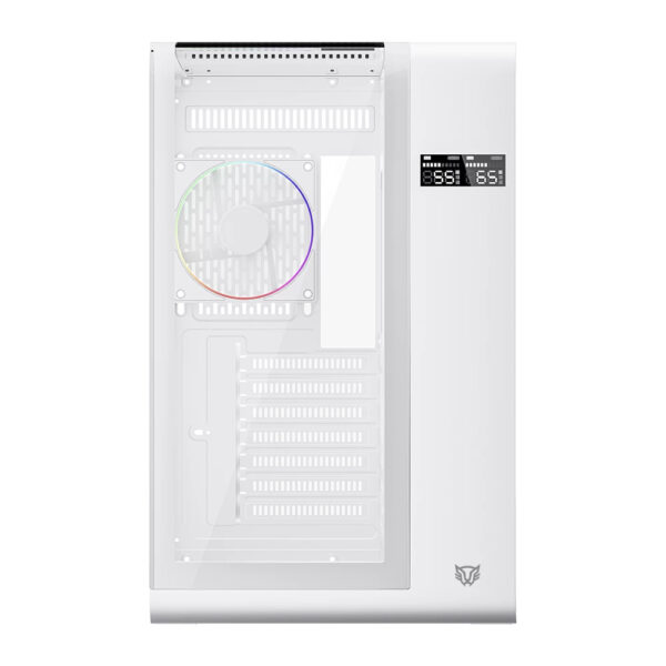 GABINETE BALAM RUSH (BR-941600) TANK EXPERT CURVE 7400,ATX,1*USB-C,CRISTAL TEMP,1 FAN,DISPLAY,BLANCO - Imagen 4