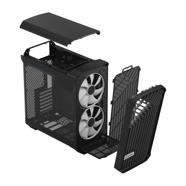 GAB FRACTAL DESIGN TORRENT COMPACT NEGRO TG LIGHT TINT RGB, ATX - Imagen 10