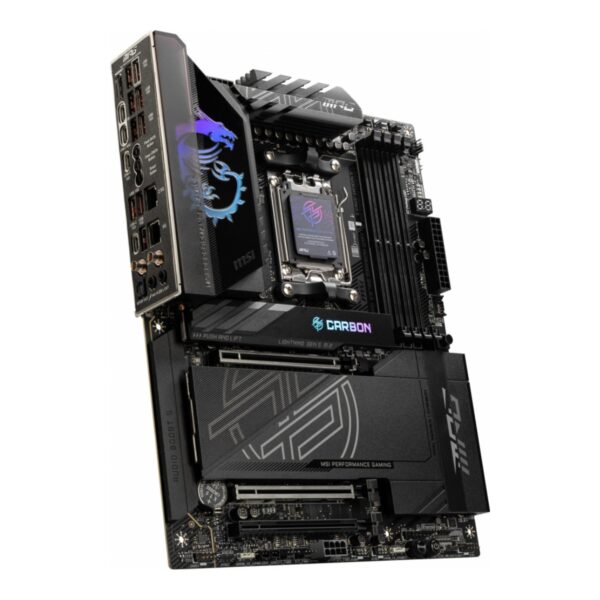 MOTHERBOARD MSI (MPG X870E CARBON WIFI) SOCKET AM5, 4*DDR5 8400, HDMI, 4*M.2, ATX - Imagen 4