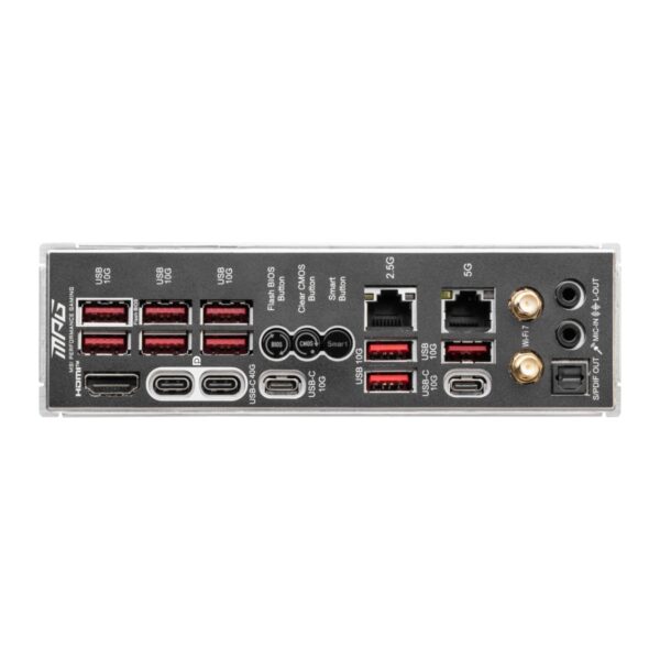 MOTHERBOARD MSI (MPG X870E CARBON WIFI) SOCKET AM5, 4*DDR5 8400, HDMI, 4*M.2, ATX - Imagen 6