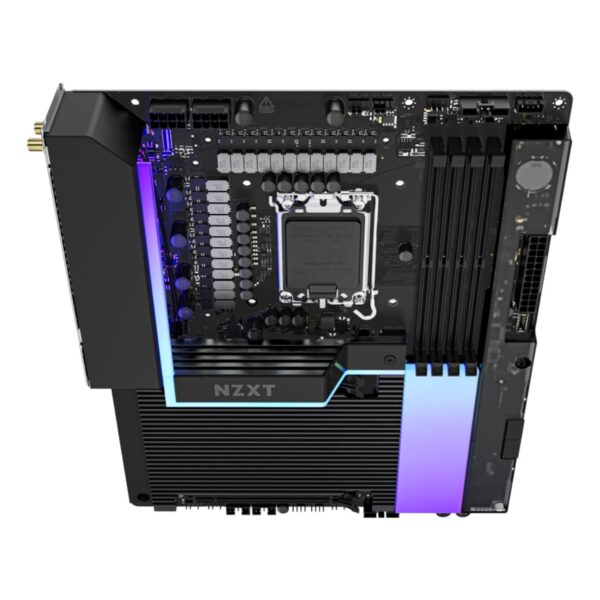 MOTHERBOARD NZXT (N9-Z89XT-B1) N9 Z890 GAMING, INTEL Z890 CHIPSET, WI-FI, CUBIERTA NEGRA - Imagen 2