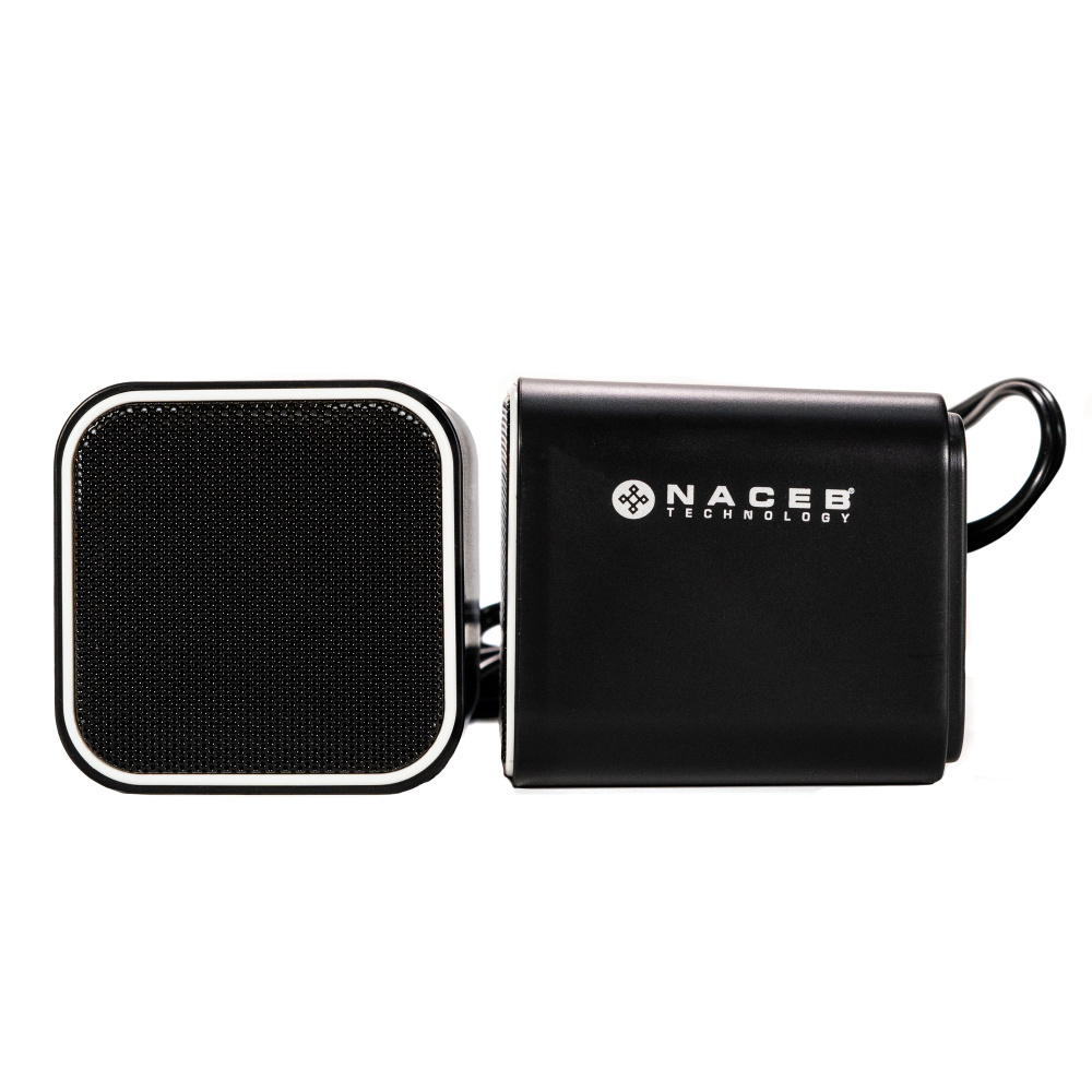 BOCINAS NACEB (NA-082) PORTABLE,3W,USB,NEGRO