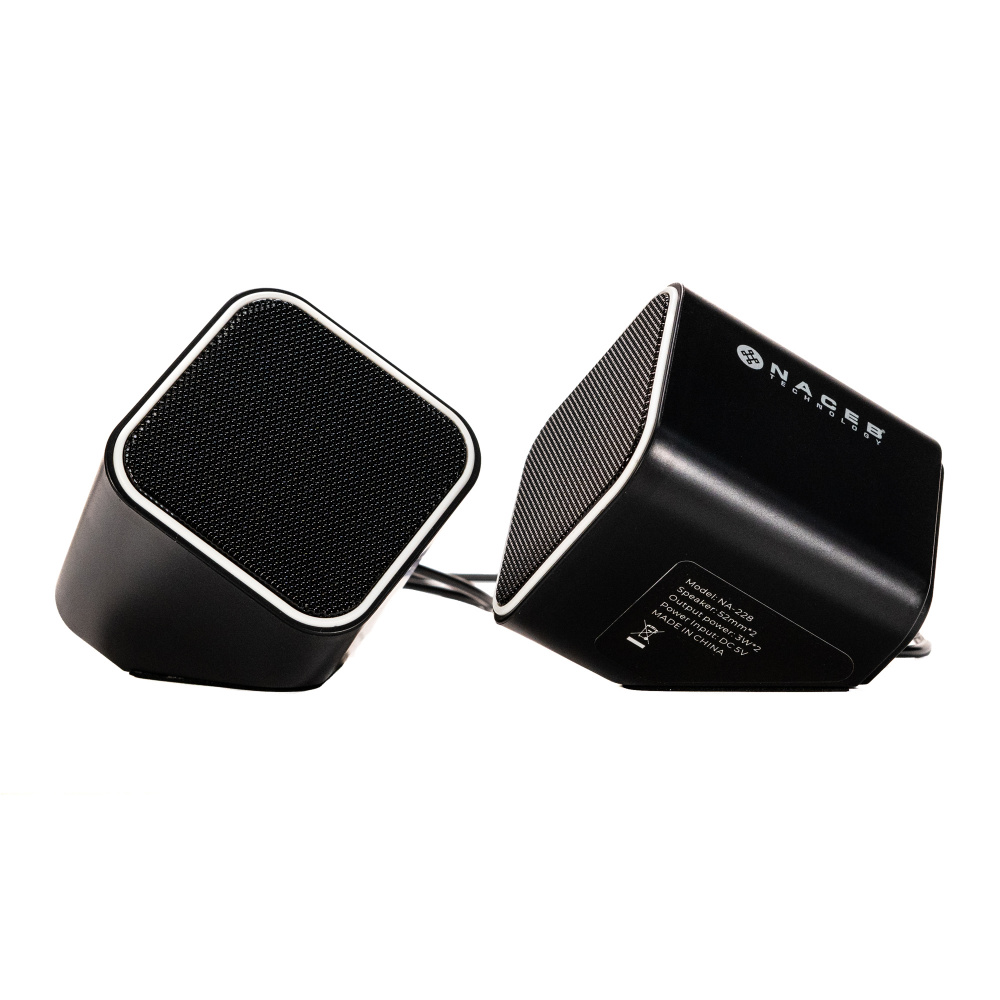 BOCINAS NACEB (NA-082) PORTABLE,3W,USB,NEGRO - Imagen 3