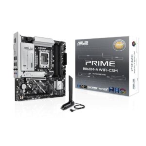 MOTHERBOARD ASUS (PRIME B860M-A WIFI) SOCKET 1851, 4*DDR5, HDMI, 2*DP, WIFI6E, MICRO ATX