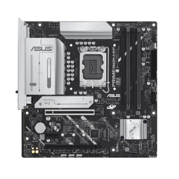 MOTHERBOARD ASUS (PRIME B860M-A WIFI) SOCKET 1851, 4*DDR5, HDMI, 2*DP, WIFI6E, MICRO ATX - Imagen 2