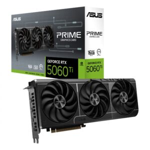 TARJETA DE VIDEO ASUS (PRIME-RTX5060TI-16G) 128BIT, PCI-5.0, HDMI,3*DP, 3 FAN