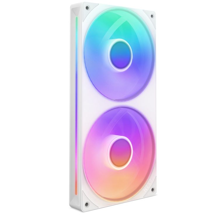 VENTILADOR P/GABINETE NZXT (RF-U24HF-W1) F240 RGB CORE, 240MM, RGB FAN, BLANCO