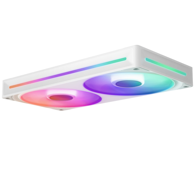 VENTILADOR P/GABINETE NZXT (RF-U24HF-W1) F240 RGB CORE, 240MM, RGB FAN, BLANCO - Imagen 3
