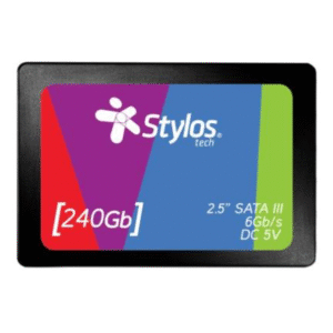 UNIDAD SSD 2.5" STYLOS 240GB (STMSSD2B) SATA3, 7MM, NEGRO