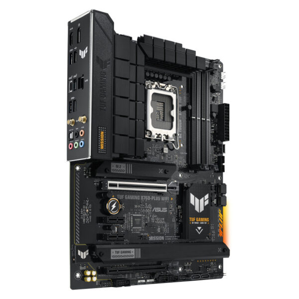 MOTHERBOARD ASUS (TUF GAMING B760-PLUS WIFI) SOCKET 1700 13A,4*DDR5,HDMI,DP,PCIE-5.0,WIFI6,ATX - Imagen 3