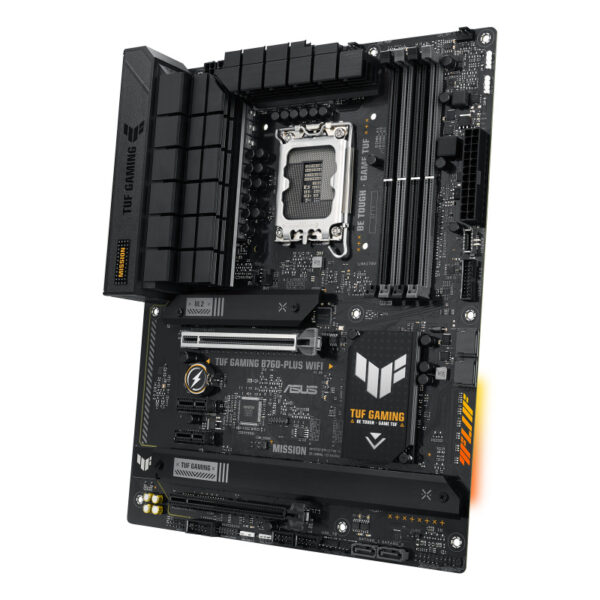 MOTHERBOARD ASUS (TUF GAMING B760-PLUS WIFI) SOCKET 1700 13A,4*DDR5,HDMI,DP,PCIE-5.0,WIFI6,ATX - Imagen 4