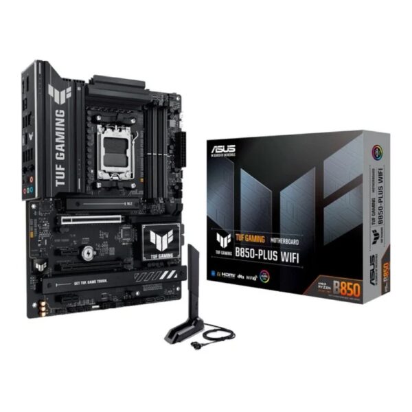 MOTHERBOARD ASUS (TUF GAMING B850-PLUS WIFI) SOCKET AM5,4*DDR5,HDMI,DP,PCIE-5.0,WIFI7,ATX