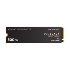 UNIDAD SSD M.2 WD 500GB (WDS500G4X0E) BLACK SN7100 PCI EXPRESS 4.0  NVME