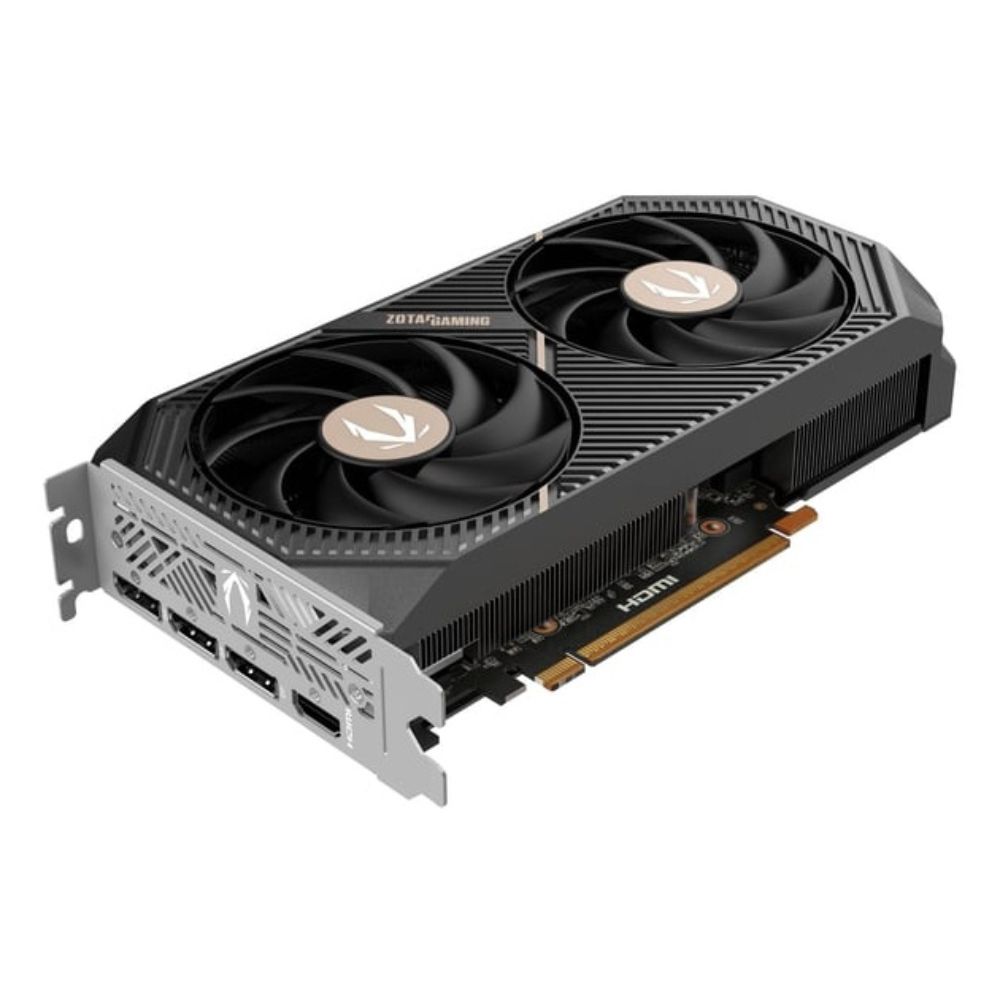 TARJETA DE VIDEO ZOTAC (ZT-B50600F-10M) RTX 5060 AMP 8GB GDDR7,2550 MHZ,PCIE 5,HDMI,3*DP,2*FAN - Imagen 4