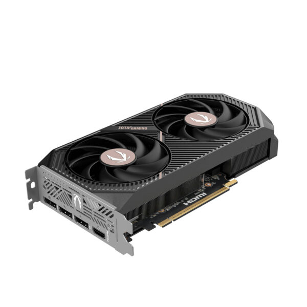 TARJETA DE VIDEO ZOTAC (ZT-B50620F-10M) RTX 5060TI AMP 16GB GDDR7,2632 MHZ,PCIE 5,HDMI,3*DP,2*FAN - Imagen 4