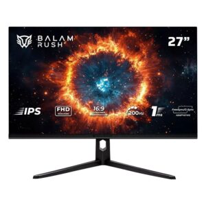 MONITOR 27" BALAM RUSH (BR-942973) HYPER NOVA MHN27Y, 1920*1080, 200HZ,1MS, HDMI, DP, AUDIO, RGB, NEGRO