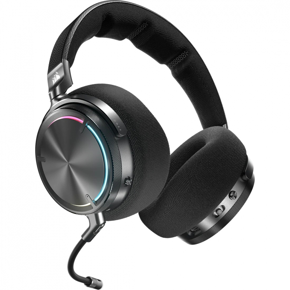 AUDIFONOS CORSAIR (CA-9011372-WW) VIRTUOSO MAX WIRELESS NEGRO,MIC COMP, PC, MAC, PS5 - Imagen 2
