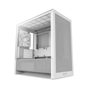 GAB NZXT H3 FLOW  RGB WHITE, ATX2.5X6,3.5X2, 2USB 3.2 TIPO A, USB3.2 TIPO C